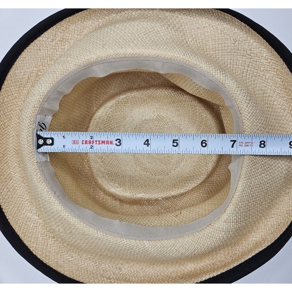 Vintage Georgi Straw Hat Church Party Derby - Picture 8 of 9